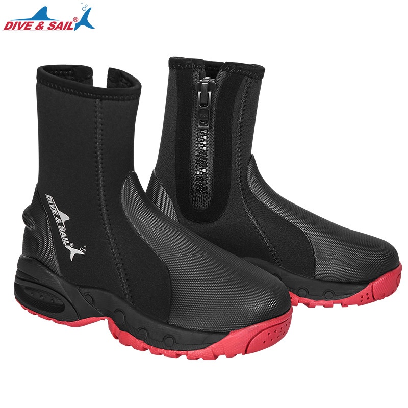 5 MMDiving Shoes,Diving Boots,High-top Outdoor Beach Creek Shoes,Non-slip Snorkeling And Sea-hunting Equipment