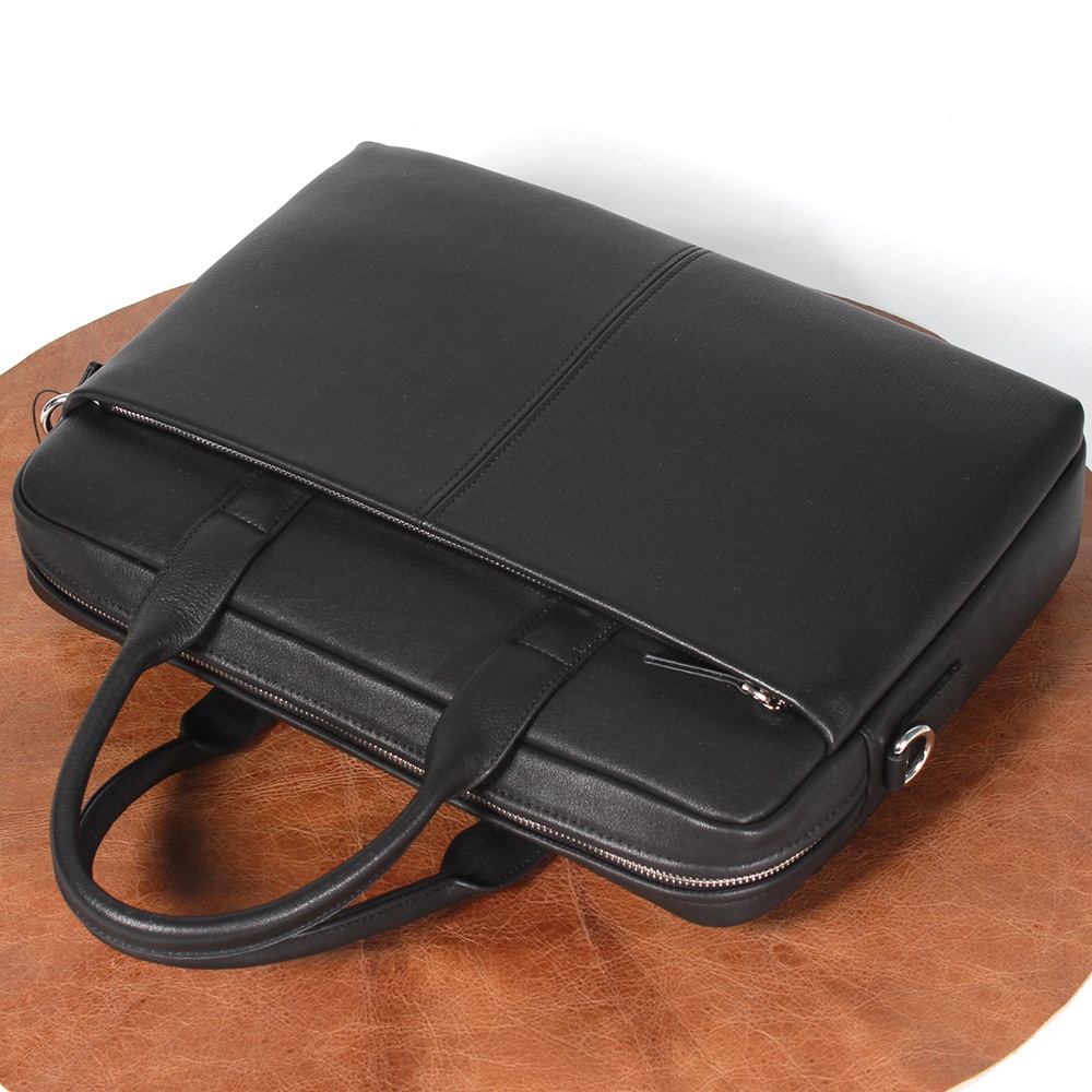 Men's Handbag Genuine Leather Briefcase Men Business Travel Large Capacity Messenger Bag Computer Bagy