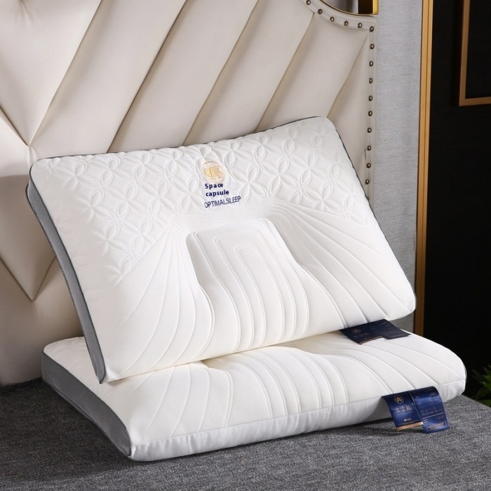 Space Capsule Neck Pillow Pillow Core APair Of2 Adult Fiber Cervical Pillow Home Memory Cervical Single