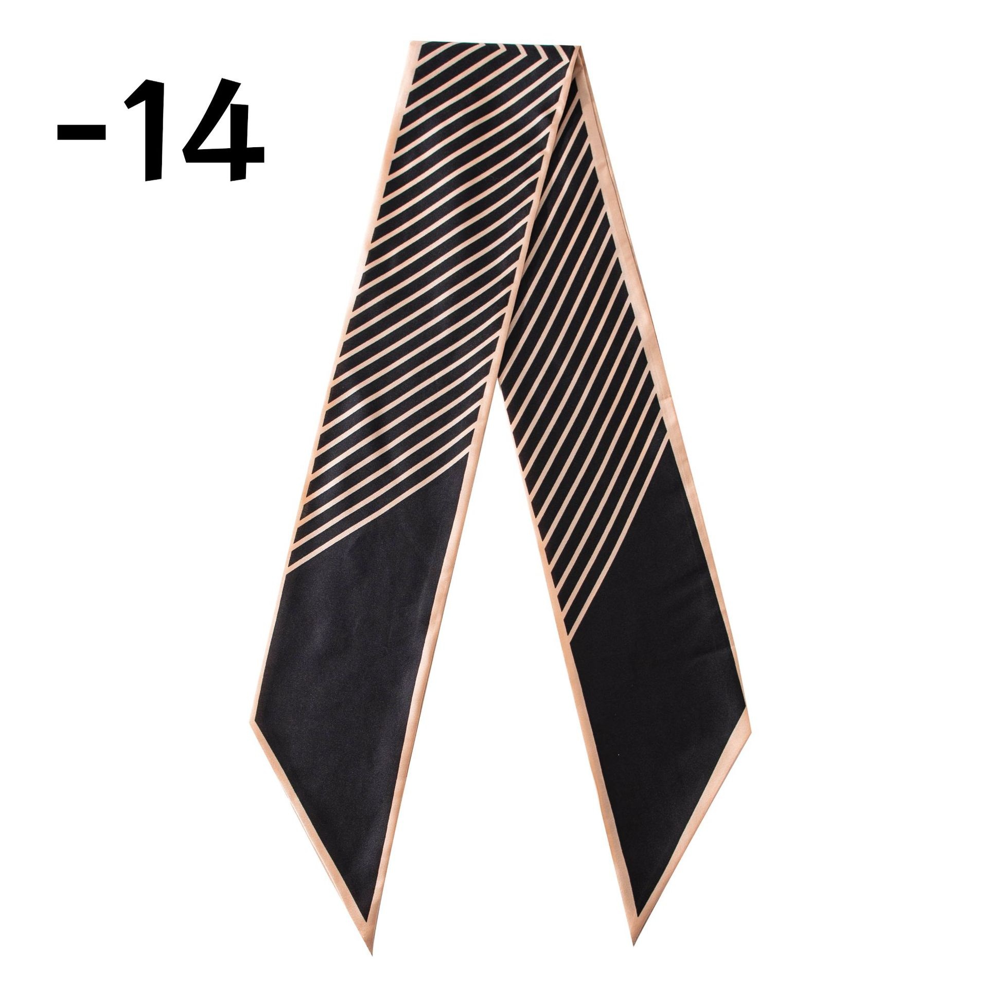 Silk Scarf Women's Spring And Autumn Thin Korean Korean Style Long Hair Band Shawl Fresh And Sweet Professional Wear Neck Scarf