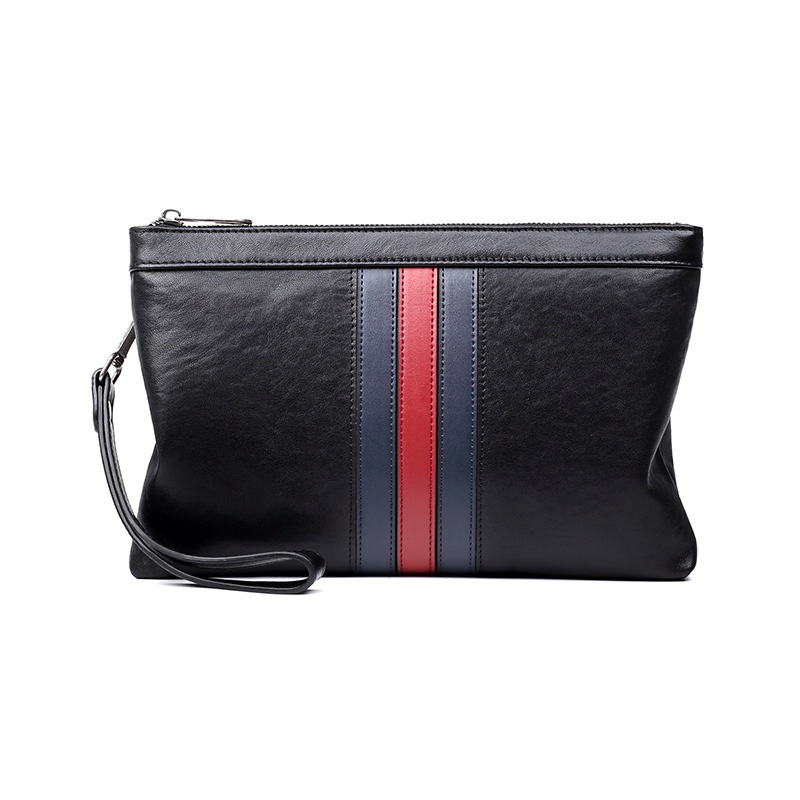 Men's Clutch Bag Casual Clutch Bag Cowhide Business Envelope Bag