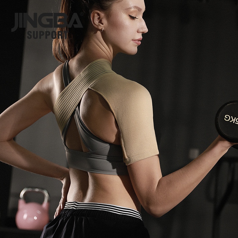 JINGBAShoulder Guards For Men And Women Outdoor Equipment Sports Pressurized Knitted Breathable Shoulder Protectorss