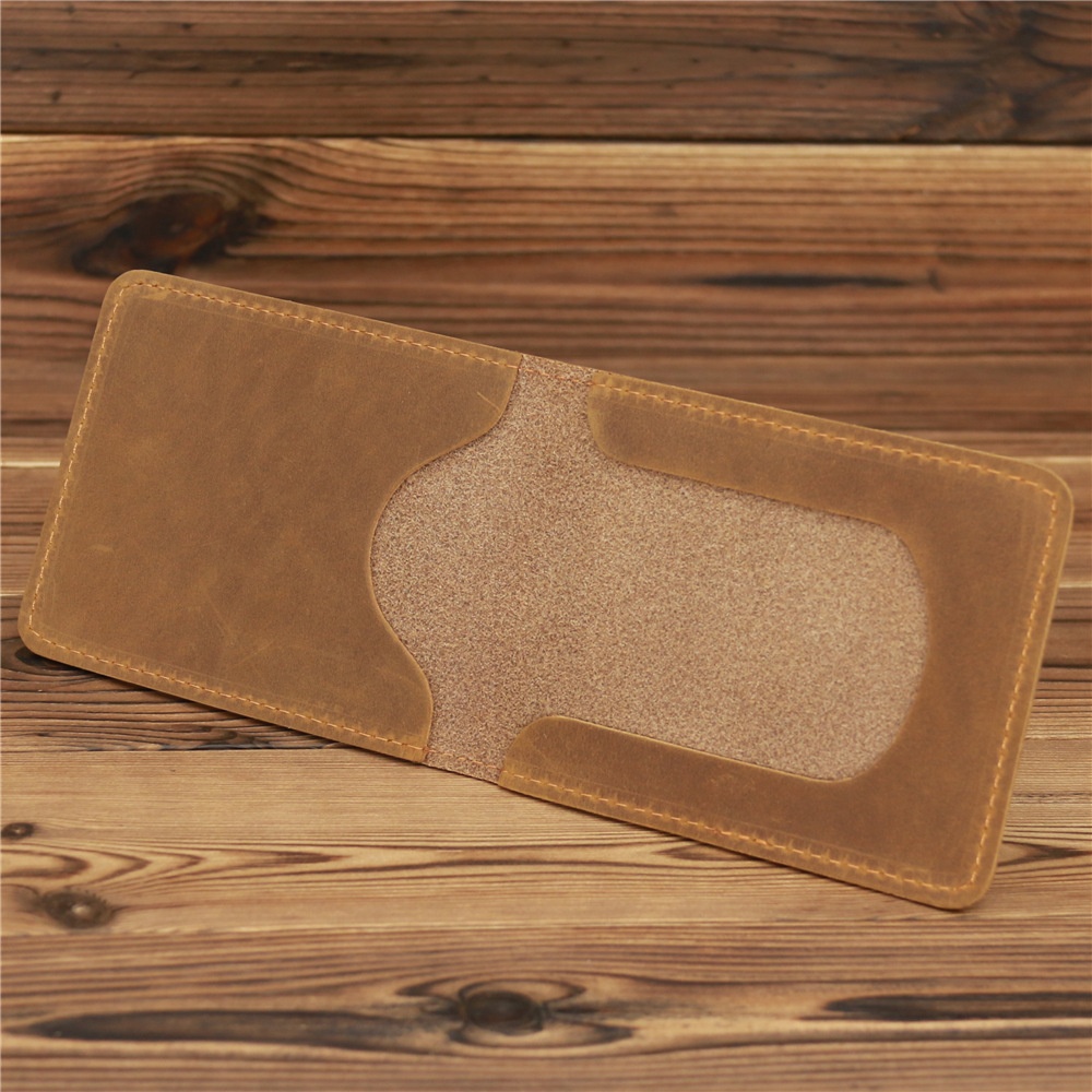 1063 Genuine Leather Driver's License Holder Wallet Card Holder Crazy Horse One Piece Drop Shipping Retro Men's Driving School Graduation
