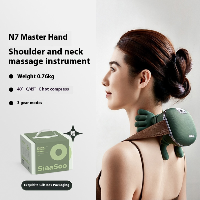 Xiangshu N7 Master Hand Shoulder And Neck Massager Cervical Massager Trapezius Neck Massager Birthday Gift