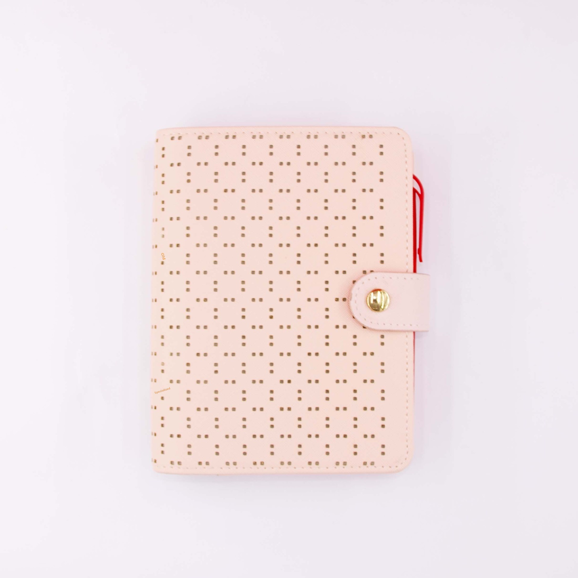 Libang Stationery High-end Leather Notebook Hollow Design Loose-leaf Notebook Pen Holder High-end Chinese Style Hardcover