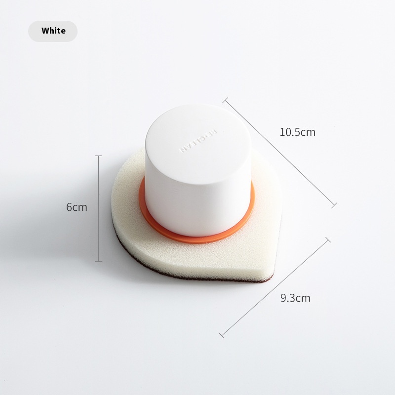 A2960 Pot Brush Cleaning Brush Emery Sponge Brush Creative Bathtub Brush Kitchen Bathroom Cleaning Brush