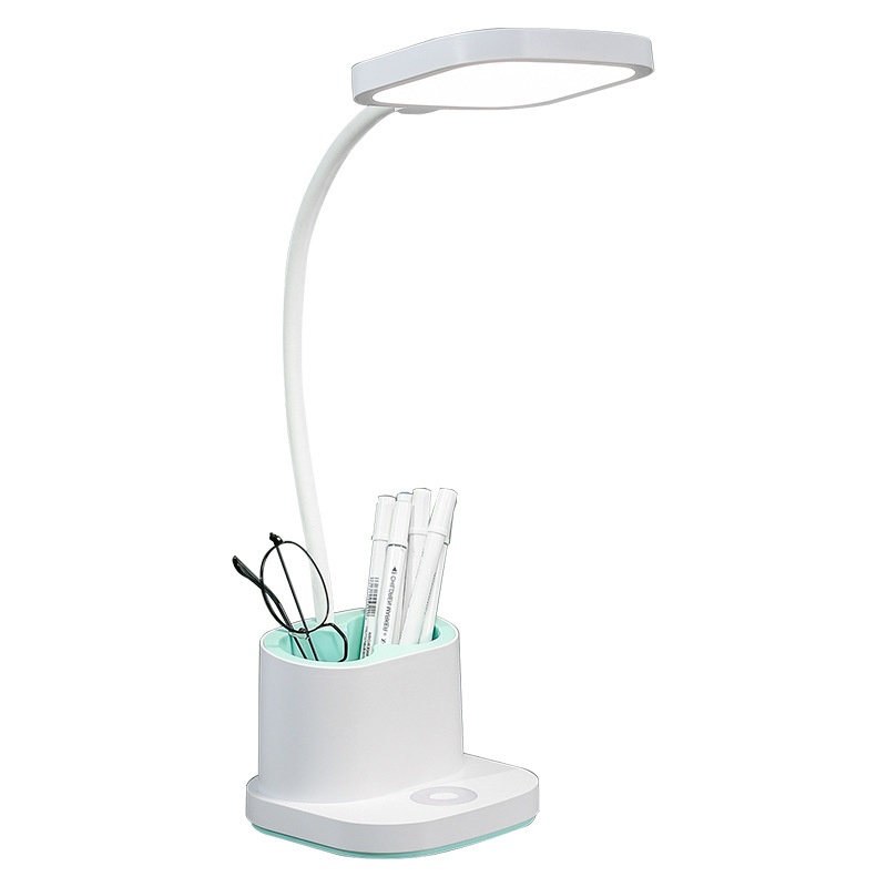 Technological Sense L E D Storage Touch Night Light Desk Lamp Office Learning Multi-function Dimming Voice Control Desk Lamp