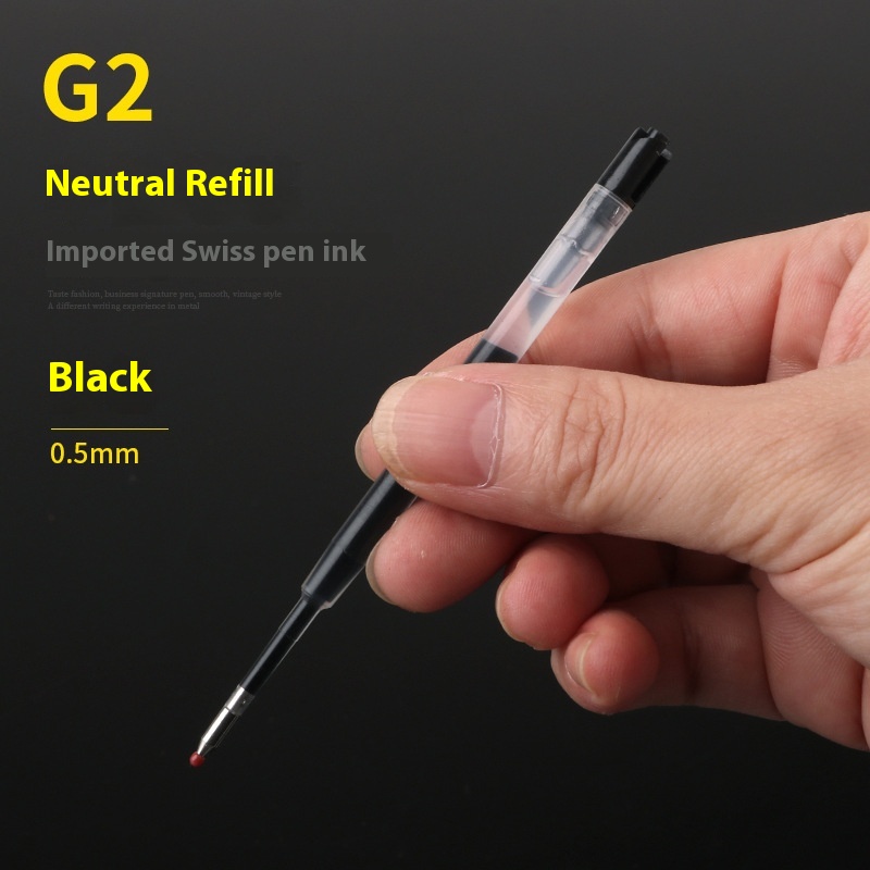 0.5mm Imported G2 Neutral Pen Core All Kinds Of Rotating Ballpoint Pen Core Push Pen Universal Standard Replacement Core