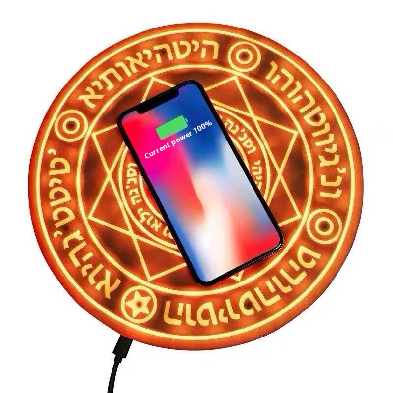 Huge Glowing Magic Array With Sound Effects10 WFast Charging Wireless Charging Pad