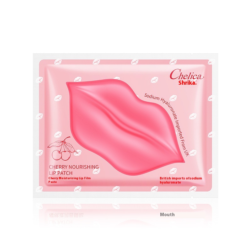 Sheliqa Cherry Lip Mask-Hydrating And Moisturizing Lip Patches For Lip Care,Enhances Softness And Smoothness,Ideal For Influencers Andy Beauty Routines.