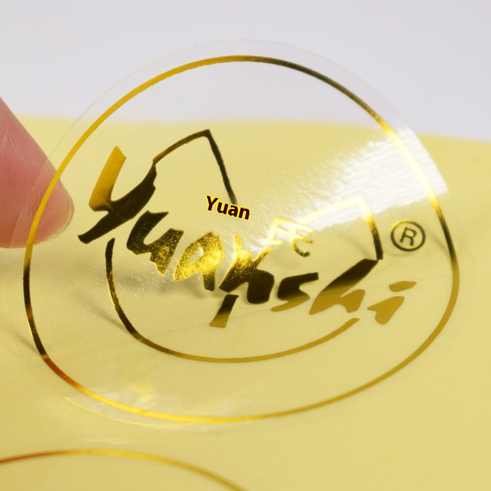 Facial Mask Bottle Simple Labeling Essence Water Bottle Trademark Sticker Transparent Hot Stamping Sticker