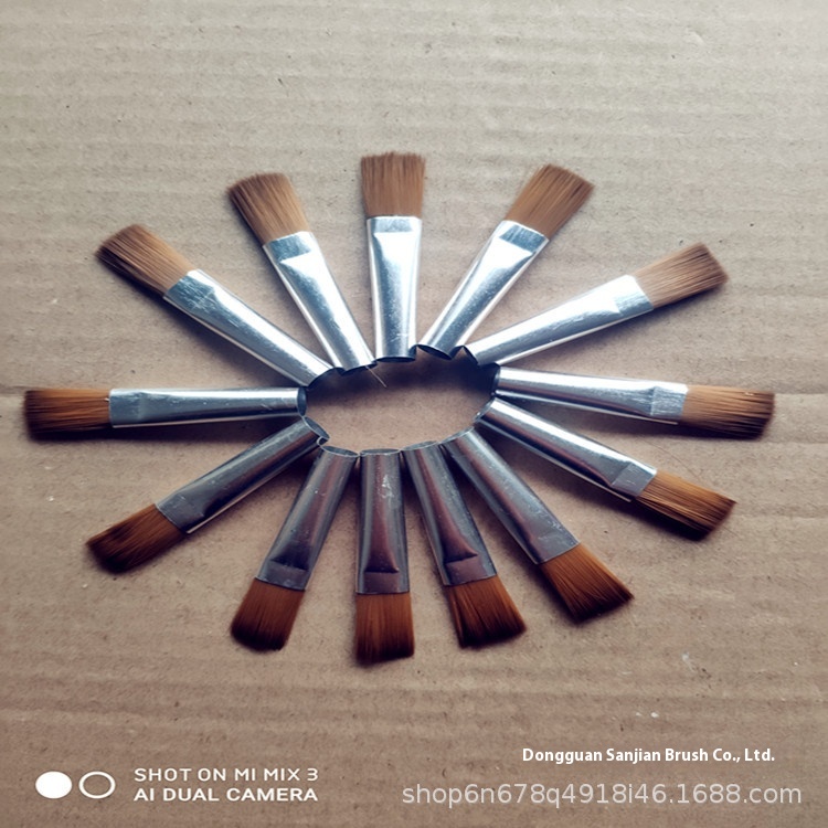 High-quality Paint Brushes, Art Brushes, Nylon Oil Paint Brushes, Single Flat-head Children's Paint Brushes, Welcome To Call Us