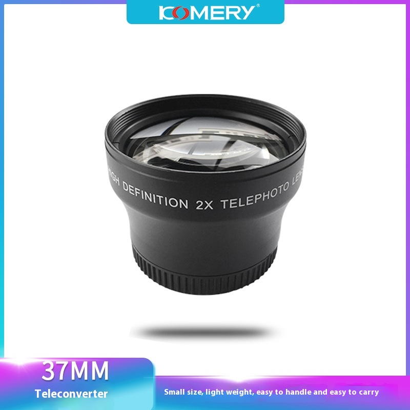 Teleconverter Lens Caliber37 M M2x Digital Camera Extender Telephoto Zoom Additional Lens