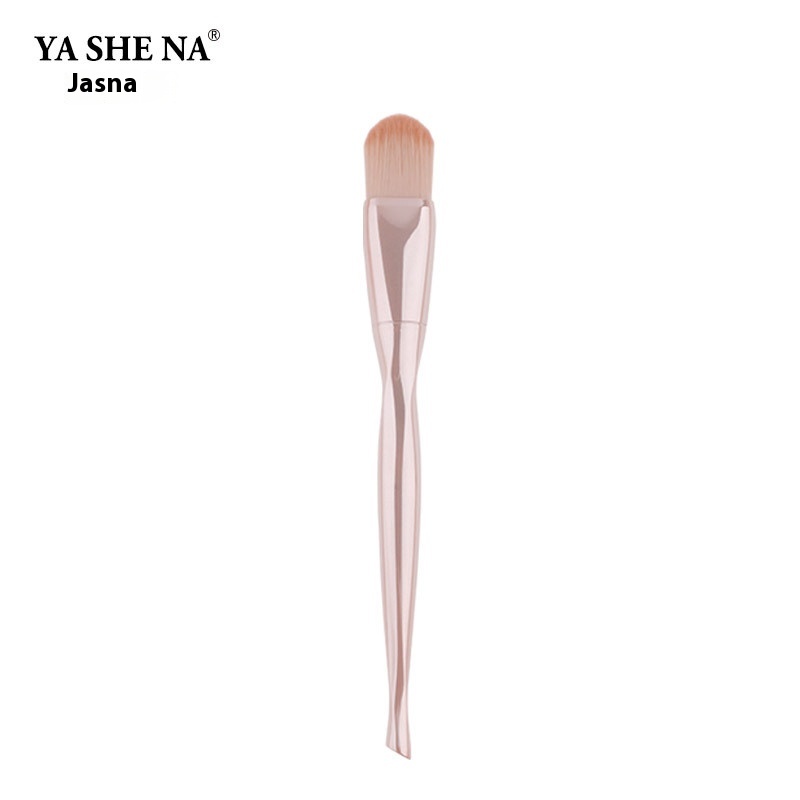 Yasna No.3 Facial Mask Brush Single Foundation Brush Beauty Care Tools Internet Celebrity Makeup Brush Electroplating