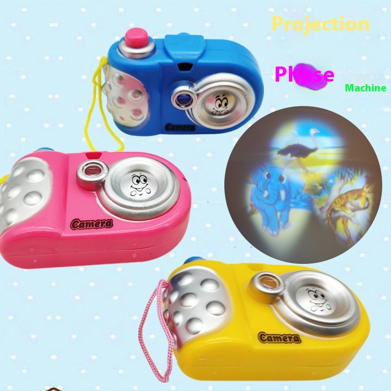 Children's Projection Luminous Toy Cartoon Projection Camera Children's Educational Luminous Camera