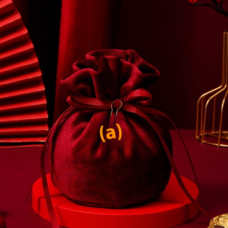 Wedding Candy Bag Velvet Gauze Bag Wedding Candy Box European Style Wedding Birthday Souvenir Return Gift Fairy Bag Candy Box