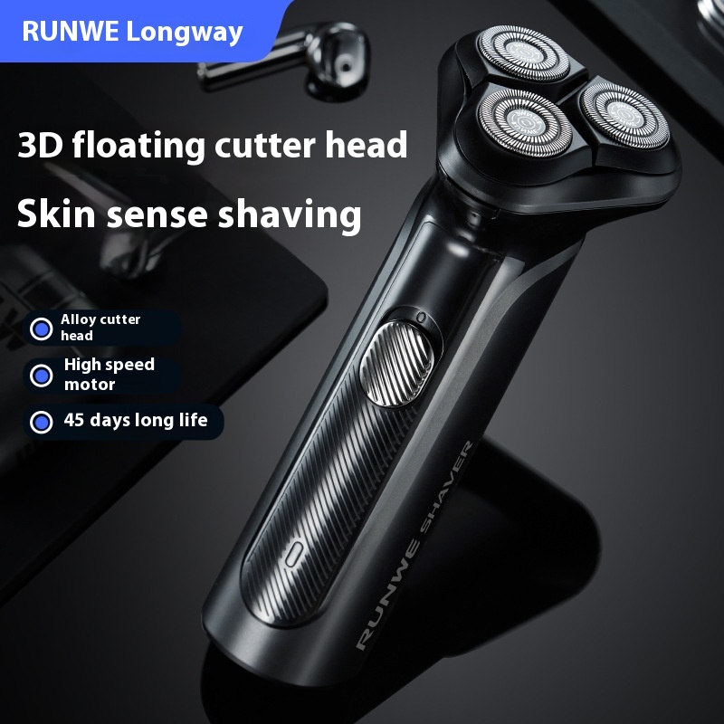 Langwei Razor Electric Razor Men's Portable Rechargeable Beard Shaver Beard Shaver