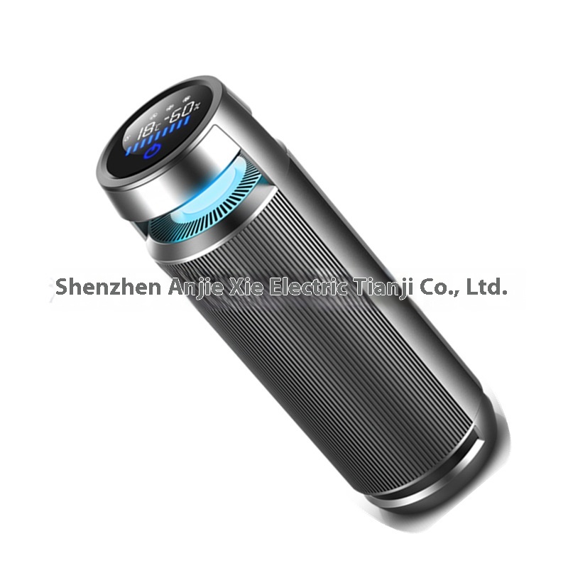 Car Air Purifier Aluminum Alloy Digital Display P M2.5 Car Formaldehyde Dust Removal Air Filter Smoke Remover