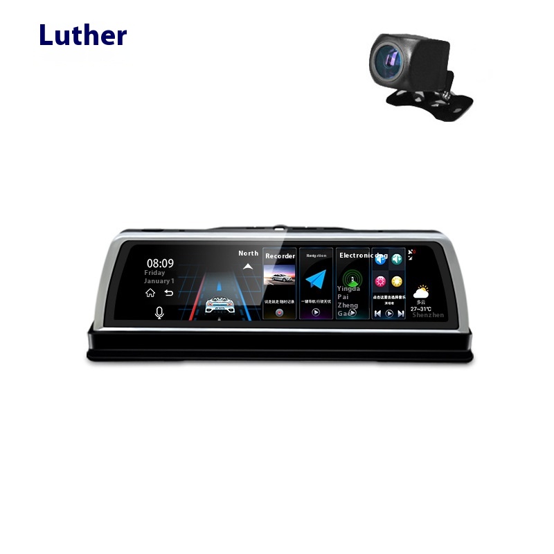 Lutan K500 Center Console Full-screen Streaming Driving Recorder Front And Rear Dual-recording Reversing Images Android Navigator