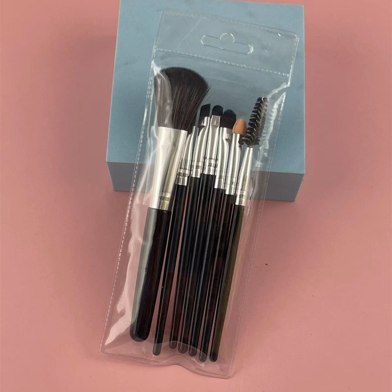 7-piece Makeup Brush Set, Portable Eyeliner, Eyelashes And Eyebrows Makeup Brush Set, Makeup Utensils Small Brush Set