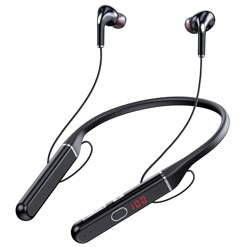 Popular S650 Bluetooth Headset, Hanging Neck Style, Large Battery, Long Battery Life, Plug-in Card, Running And Sports Bluetooth Headset