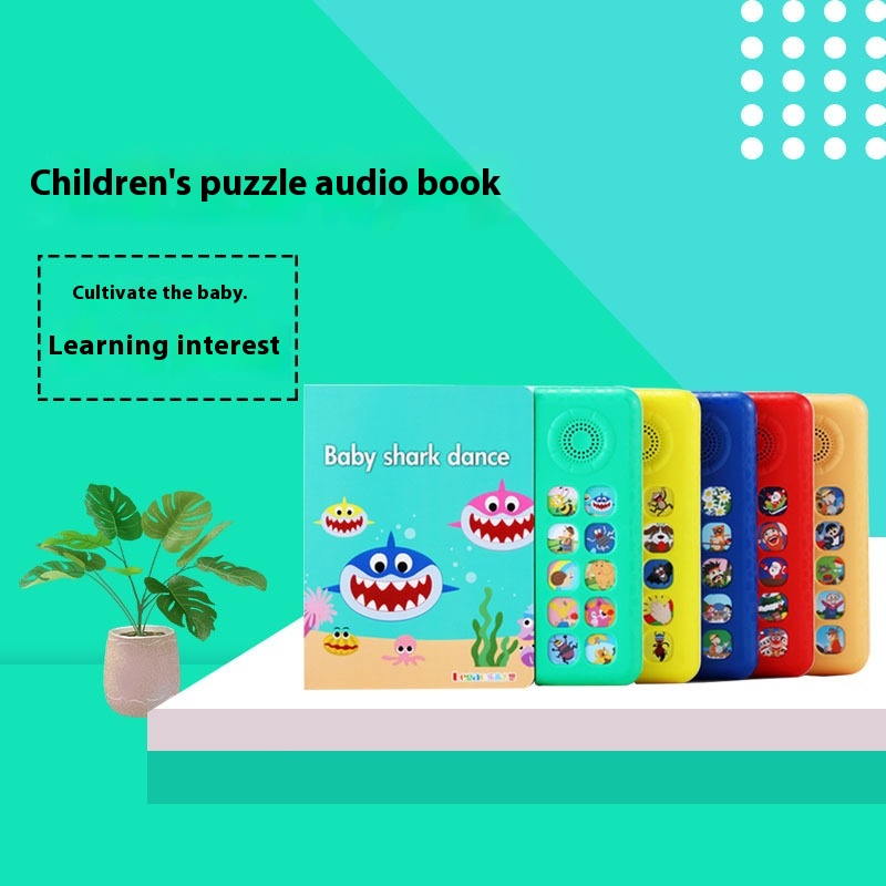 Korean Pinkfong English Nursery Rhymes Toy Audio Book Children's Enlightenment Picture Book Preschool Education Story Early Education Single Point