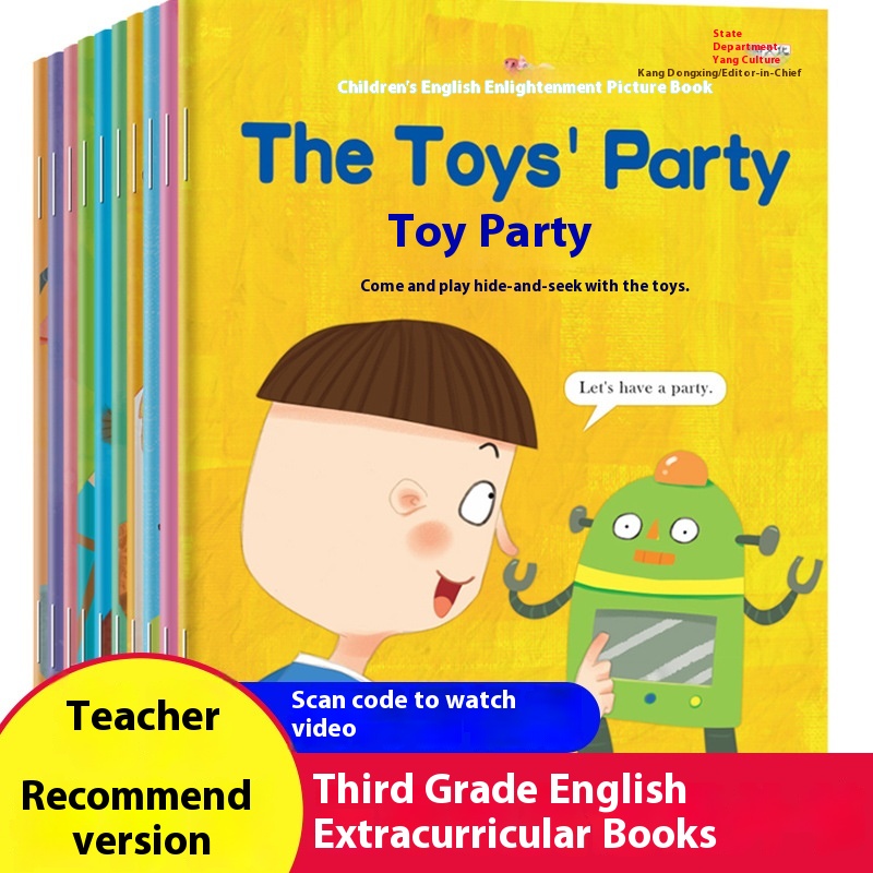 Genuine English Picture Books For Primary School Students In Third Grade,10 Volumes, Extracurricular Reading For First, Second And Fourth Grade Students