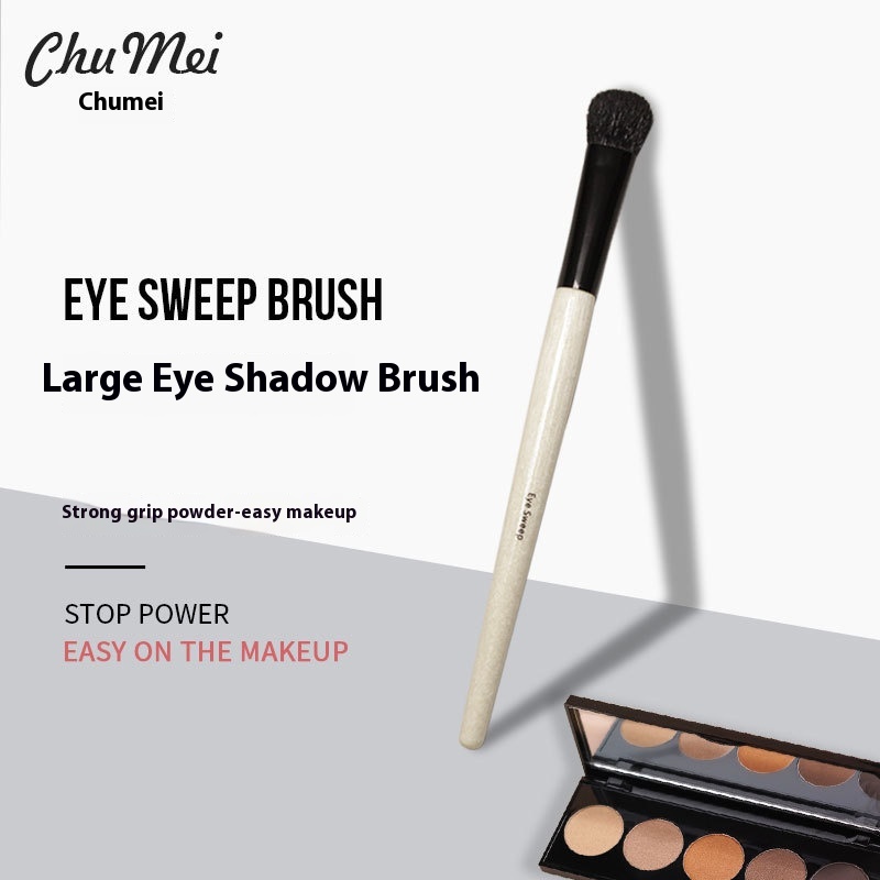 Product Cangzhou Chumei Makeup Brush Barbie B B Home Large Animal Black Wool Eye Shadow Blending Brush Beginner