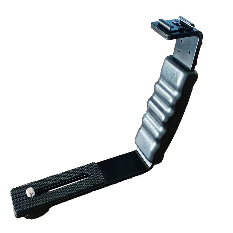 D V Stand Camera Flash Hot Shoe Stand Fill Light D V Microphone S L R Support Stand L-shaped Bracket