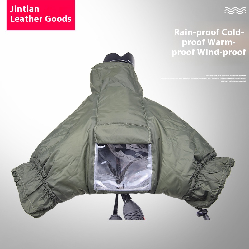 S L R Camera Telephoto Lens Flash Raincoat Photography Raincoat Waterproof Dustproof Cover Digital Camera Rainproof Cover