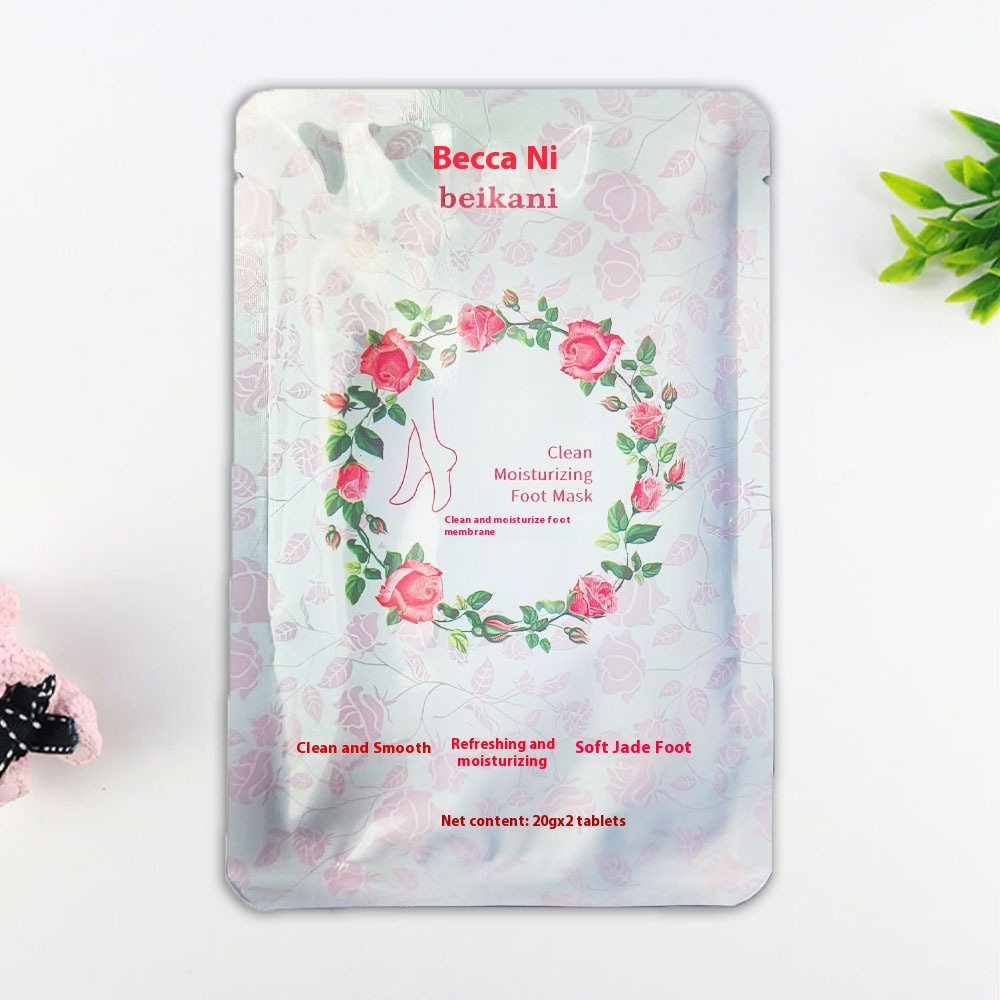 Disposable Foot Mask Rose Exfoliation Rejuvenation Foot Mask Peeling Foot Mask Moisturizing Foot Mask Foot Care Foot Mask