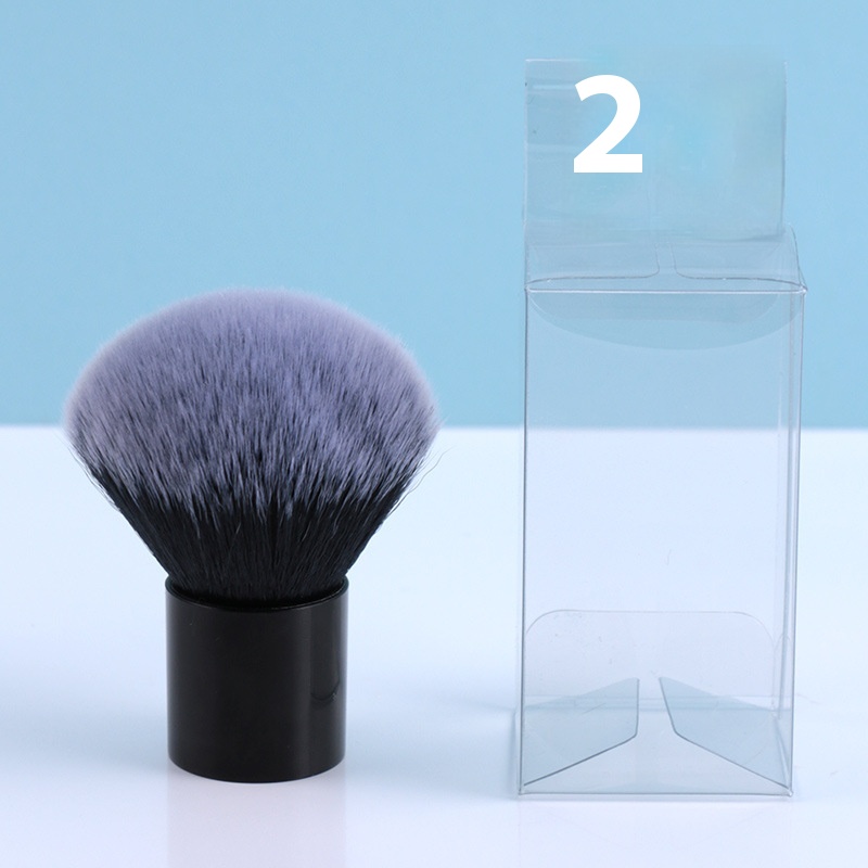 Single Small Round Handle Soft-bristled Powder Brush Xiaohongshu Recommends Honey Powder Brush Nail Art Dust Brush Makeup Brush