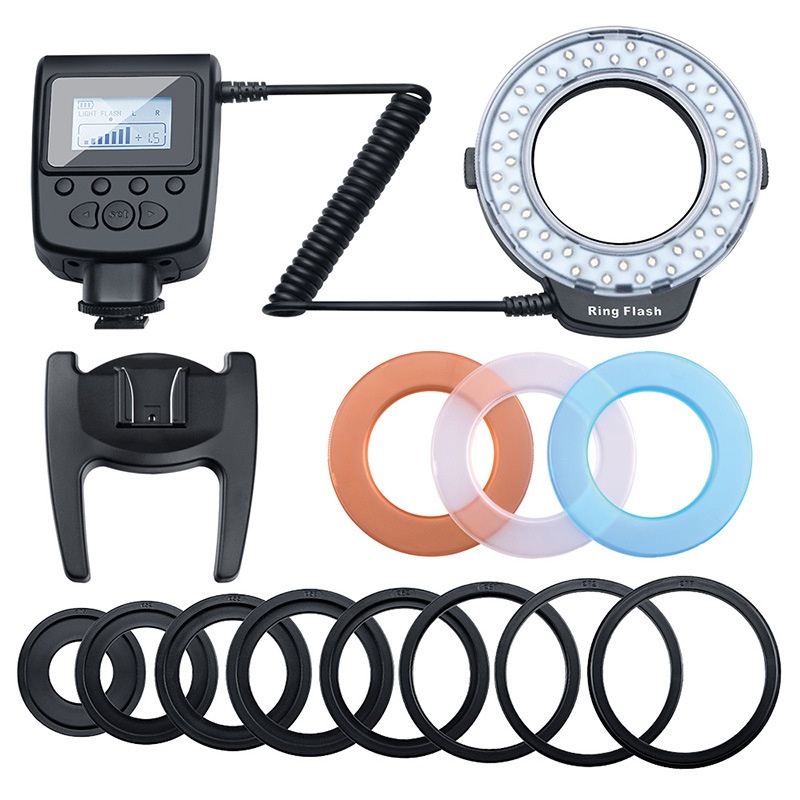Ring Fill Light H D-130 Photographic Equipment Accessories L E D Light S L R Camera Macro Photography Flash