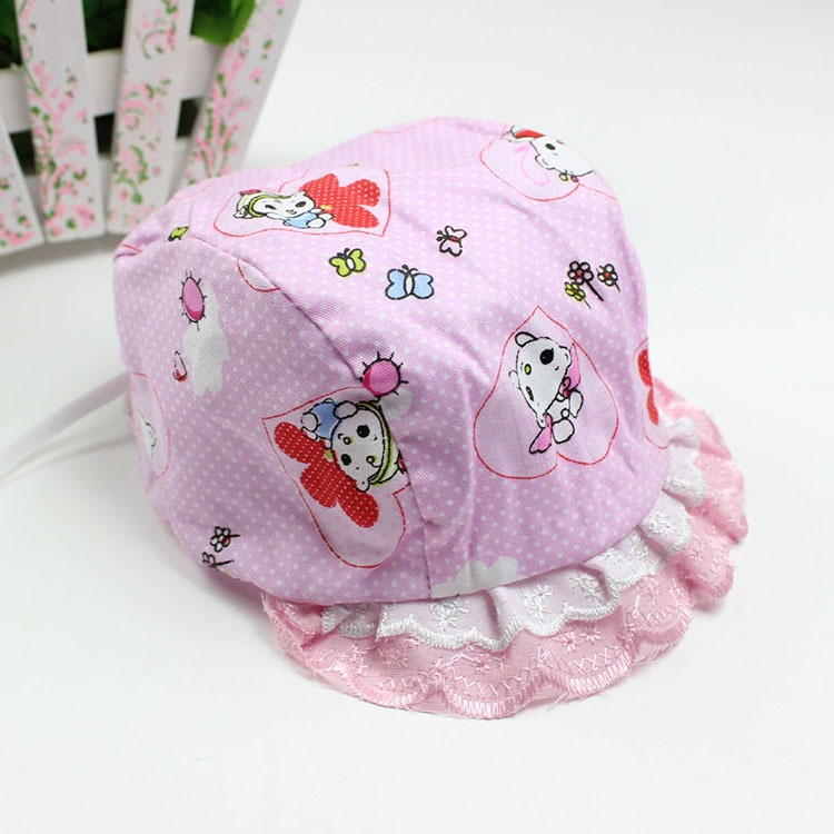 Spring And Summer Cloth Baby Hats For Men And Women, Korean Version Of Cartoon Baby Sun Visor, Sun Hat,born Confinement Hat