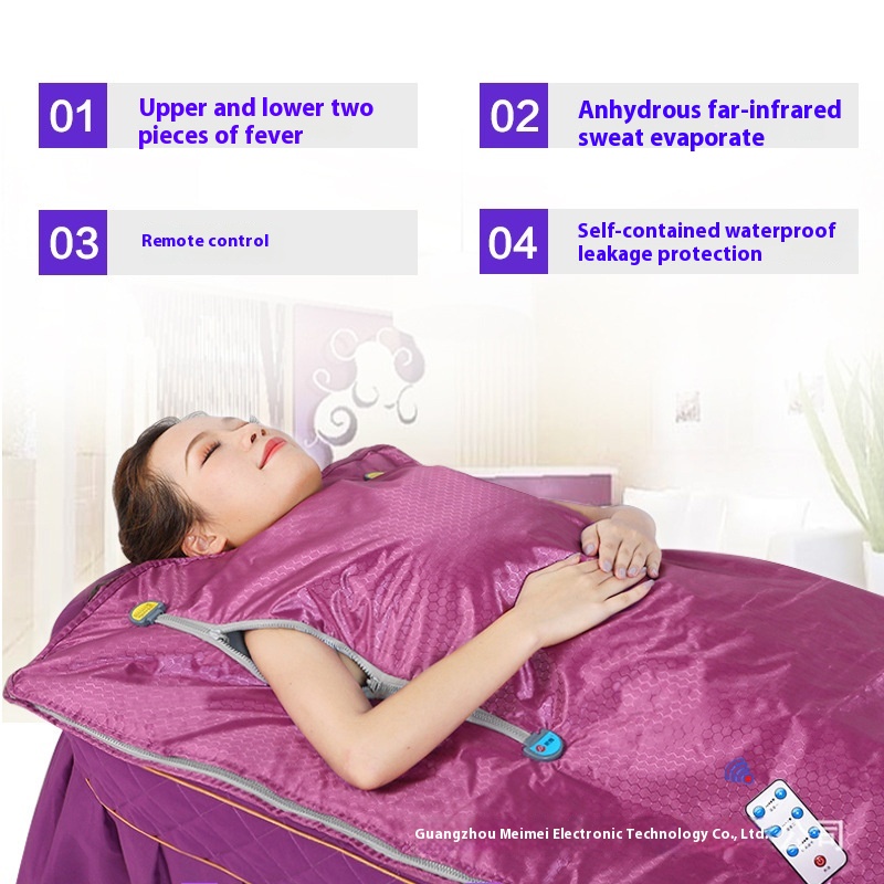 Space Blanket, Far Infrared Acid-removing Sauna Blanket, Heated Third-generation Sea Buckthorn Dehumidification And Cold-removing Home Beauty Salon Steaming Blanket