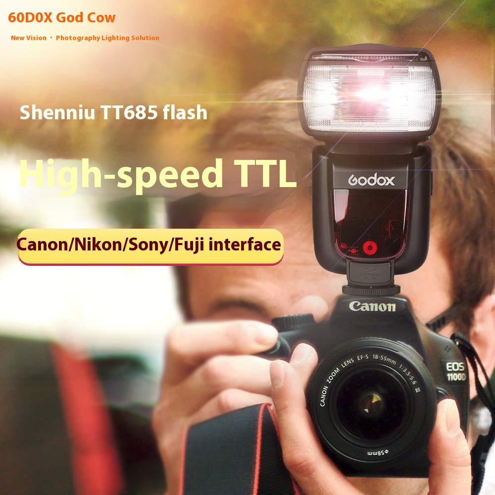 Godox T T685 Camera C/ N/ S/ O/ F Camera Top S L R Flash High Speed T T L