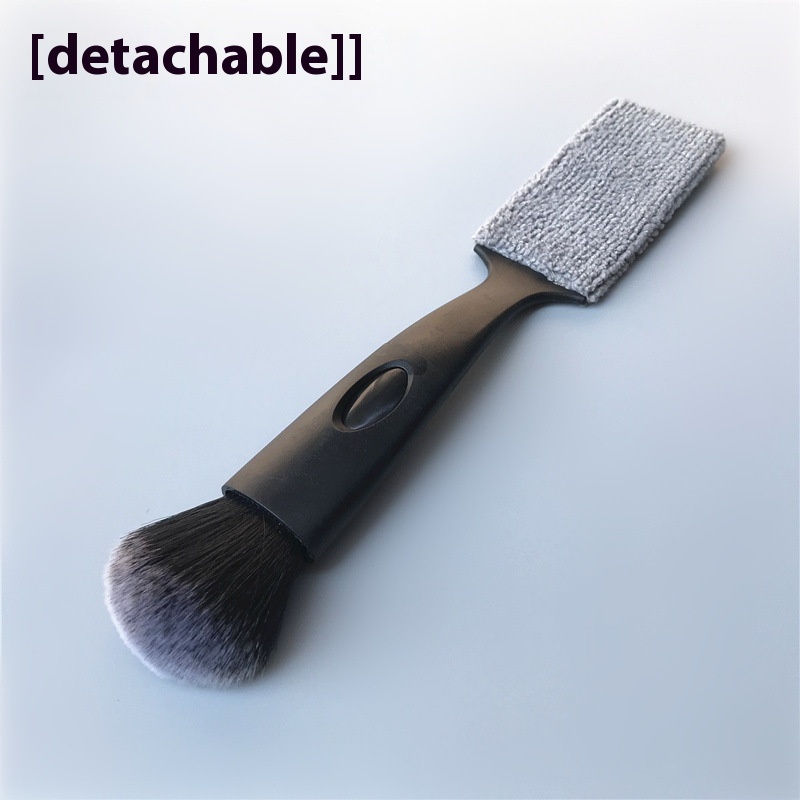 Car Beauty Air Conditioning Outlet Cleaning Brush Interior Gap Brush Car Double-headed Soft Bristle Detail Brush Removable Brush