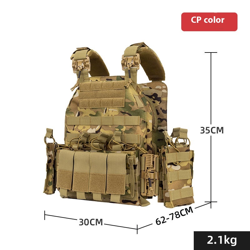 Quick-release Tactical Vest Outdoor Products Men's Tactical Vest Bulletproof Multi-functional Military Fan Equipment
