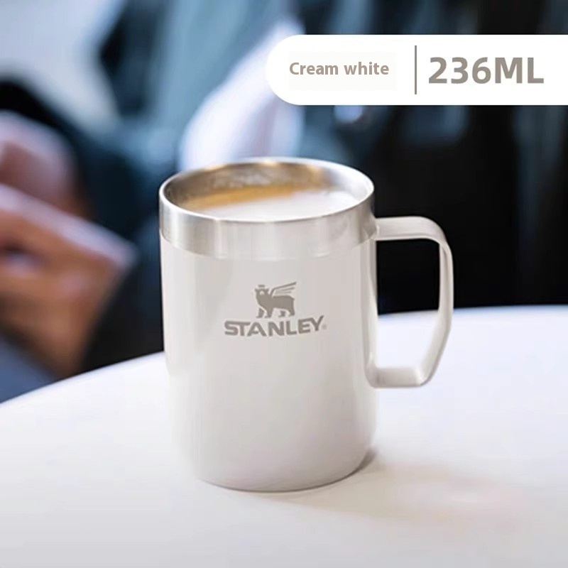 American Stanley304 Stainless Steel Cold And Hot Water Cup With Handle For Office Tea Brewing