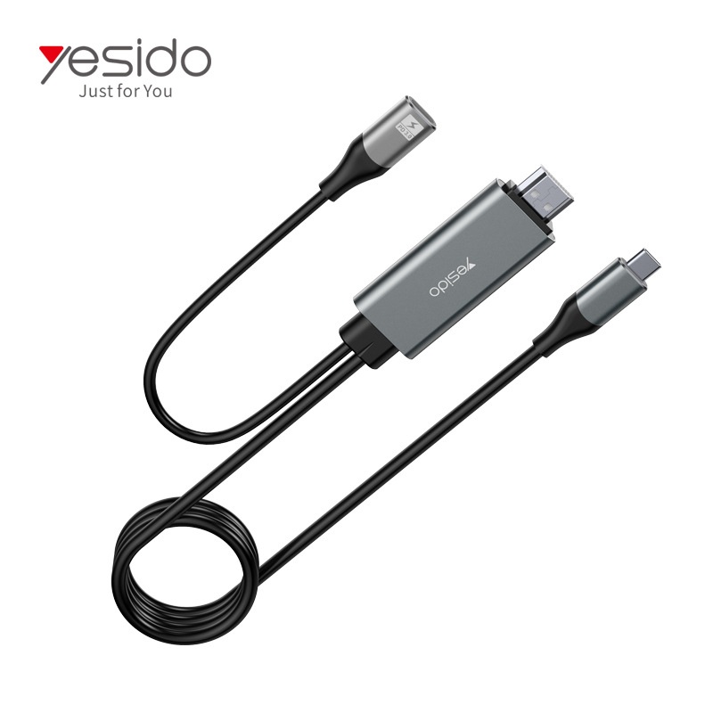 Type-c To Hdmi Cable Suitable For Iphone15 Huawei4k Ultra-clear Video Adapter Cable Pd Fast Charging Same Screen Cable