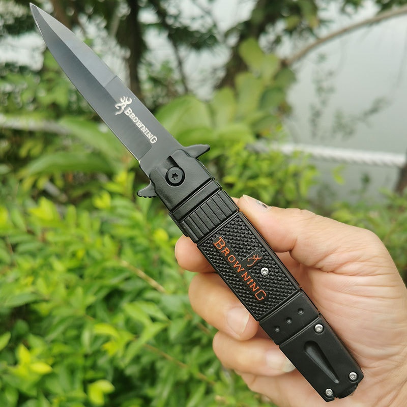 Folding Knife Outdoor High Hardness Stainless Steel Multi-function Folding Knife Camping Outdoor Tool Field Survival Knife