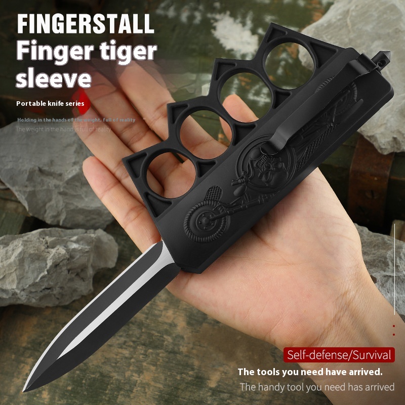 Boxing Gloves Outdoor Knife Folding Knife Folding Knife Pocket Knife Straight Knife Multi-function Survival Knife Self-defense Knife Camping Knife