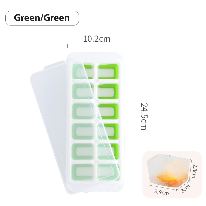 Haixing Ice Making Mold Food Grade Silicone Ice Tray Press Baby Food Box Easy To Demould Ice Cube Film