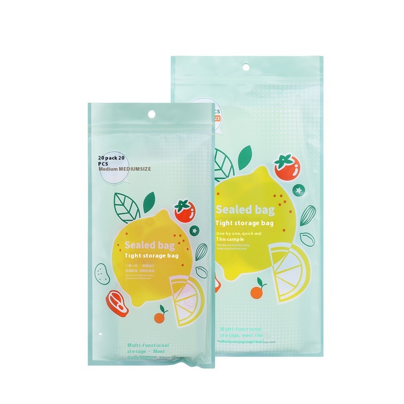 Household Refrigerator Freezer Bag Food Grade PETransparent Fresh-keeping Bag Kitchen Fruit And Vegetable Extractable Food Sealing Bag