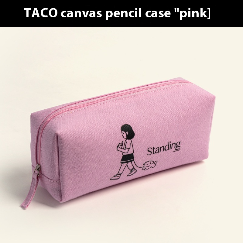 Maihe Taco Co-branded Du Pont Paper Large Capacity Pencil Case High Value Niche Japanese Student Pencil Case Style Niche