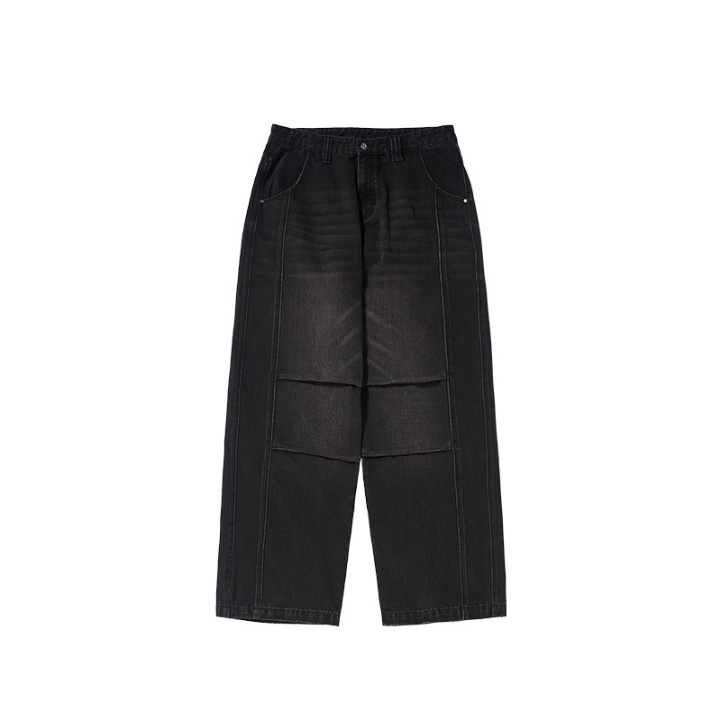 INFMen's Wear|Dirty Fit Straight Jeans Brand Loose Old Retro