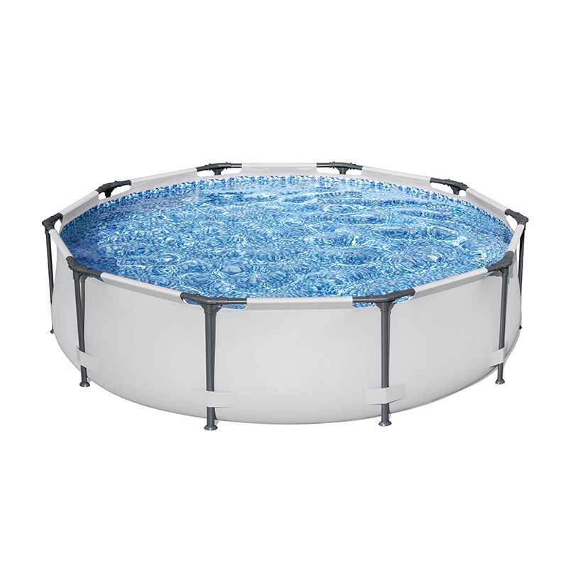 Bestway56406 Round Pipe Rack Pool Set Family Bracket Swimming Pool Free Inflatable Portable Pool