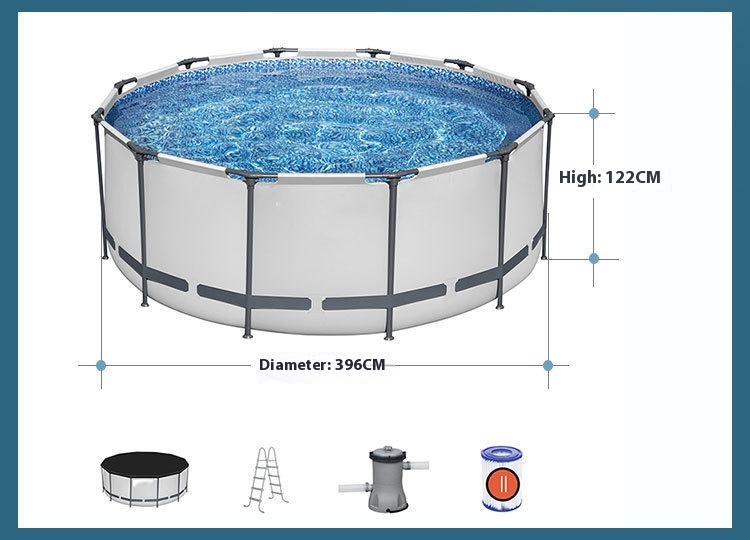 Bestway5618 WRound Bracket Swimming Pool Adult Home Swimming Pool Children's Paddling Pool Outdoor Pipe Rack Pool