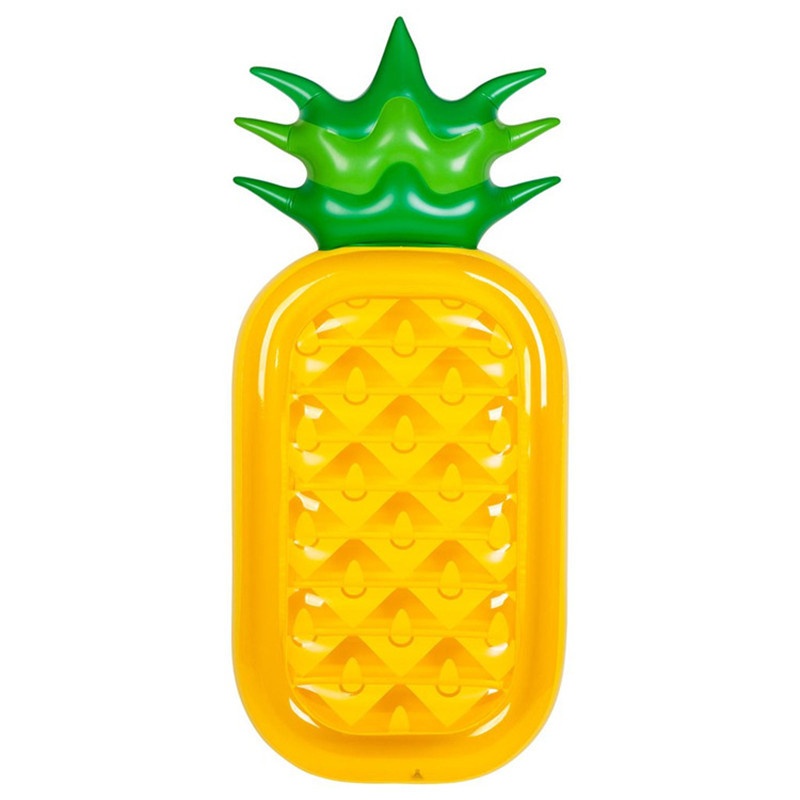 PVCPineapple Double Color Leaf Floating Row Fashionable Pineapple Inflatable Swimming Ring Life Buoy Direct