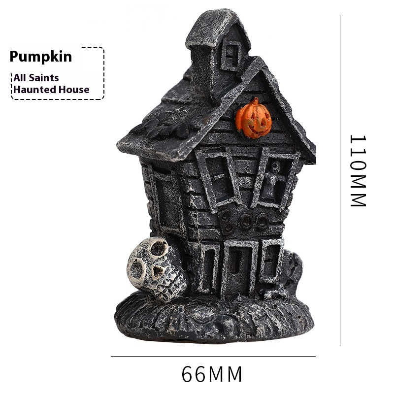 Halloween Trick Gift Haunted House Decoration Party Party Gift Skull House Decoration Night Light